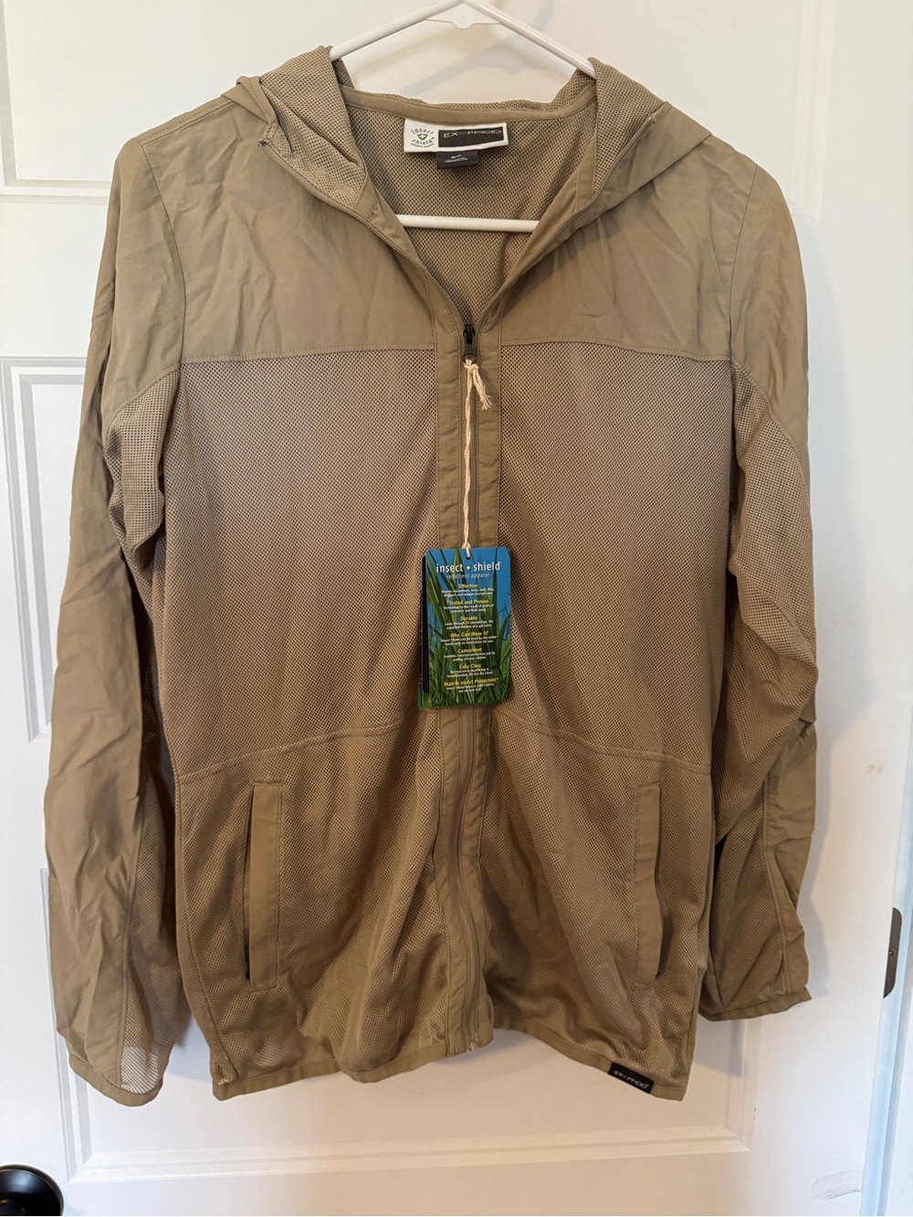 Exofficio Women's Lightweight Hooded Utility Jacket in Khaki